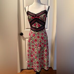 Betsey Johnson Ribbon Midi Dress